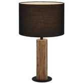 Telbix Lighting Table Lamps Chad Table Lamp Wood Black Lights-For-You CHAD TL-WDBK 9329501070857